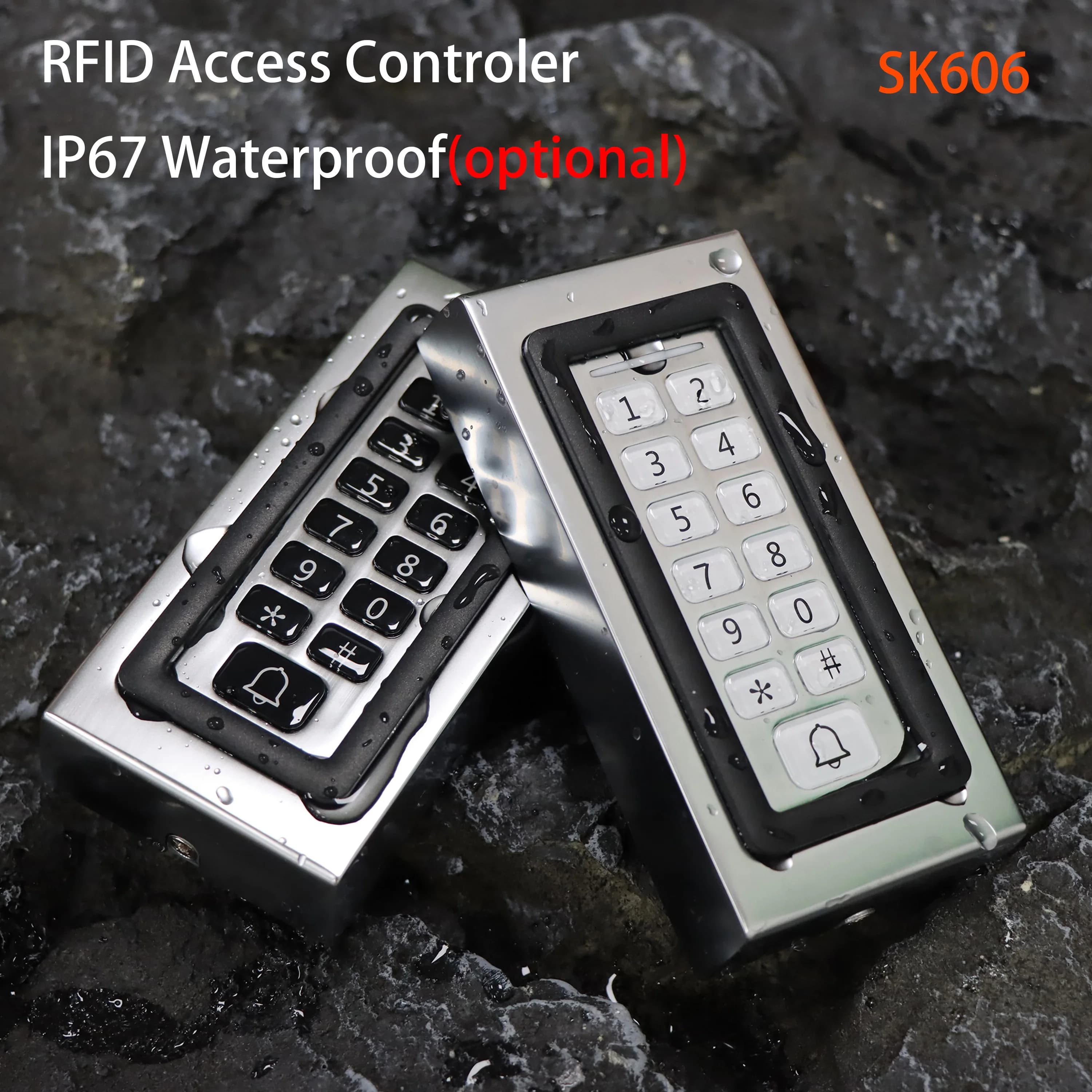SK606 Sistema di controllo accessi RFID Sicurezza tastiera Apri cancello elettronico Home Digital per serrature intelligenti magnetiche elettriche