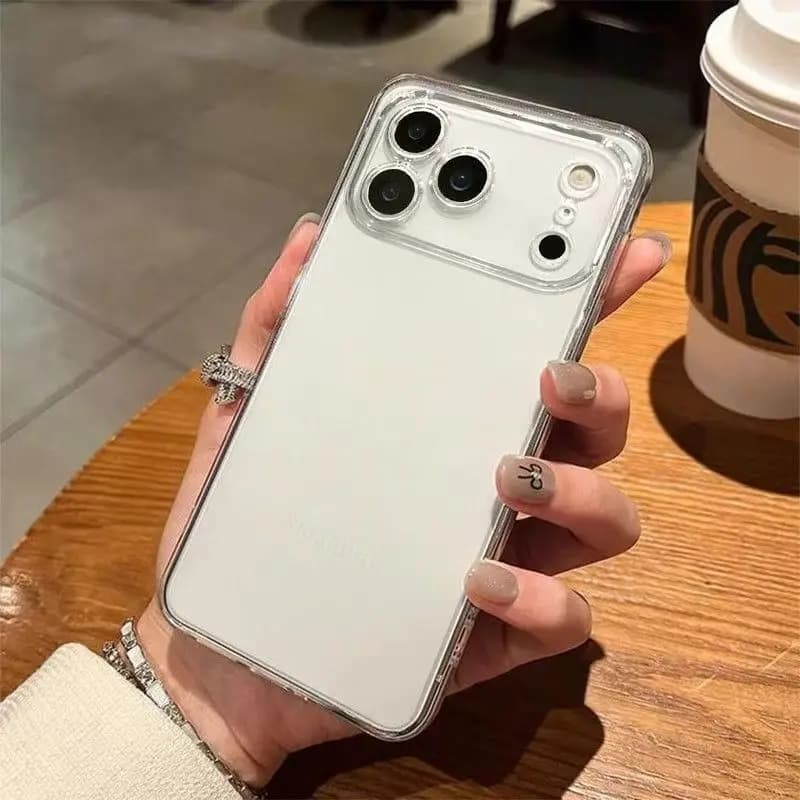 Clear Phone Case For iPhone 17 Pro Max Case Silicone Soft Cases For iPhone 11 12 13 14 15 16 Plus 17 Pro Max Air 16E Cover