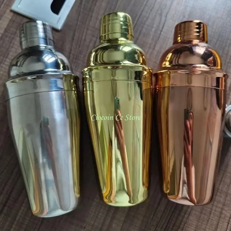 Shaker per cocktail in acciaio inossidabile X90F per mixer per bevande da barista professionale con coperchio