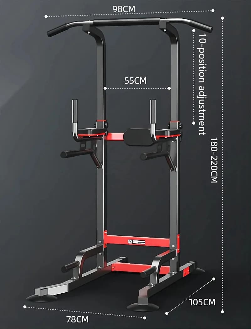 Hot Sale Fitness Home Gym Equipment Indoor Power Tower Power Rack Pull Up Bar Parallel Bars Horizontal Bar