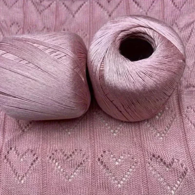 Silk and Cotton Yarn - Fine Thread for Knitting, Sweaters, Shawls and Fai-da-Te, Soft Yarn and Resistant 1.76oz/pc