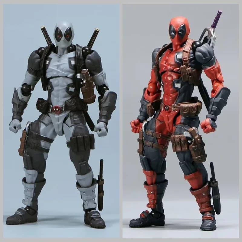Yamaguchi Revoltech Deadpool Action Figure Deadpool X-Men Supereroe Figurine KAIYODO Modello di film Giocattoli per bambini Regalo