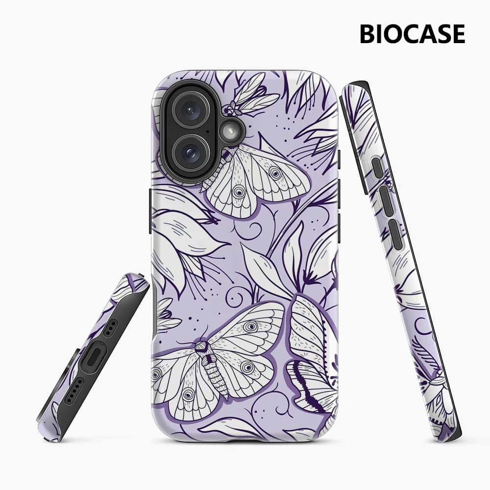 Moth Garden IPhone17 Must-Haves Phone Case for IPhone 17 16 15 14 13 12 87 Pro Max Plus Double-layer Back Cover