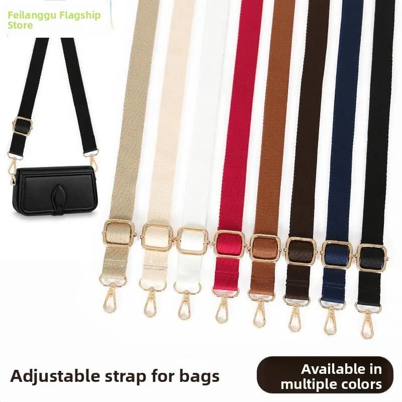 Adjustable Canvas Crossbody Bag Strap Replacement Shoulder Bag Backpack Strap Accessories Wide Bag Belt Fly Blue Valley
