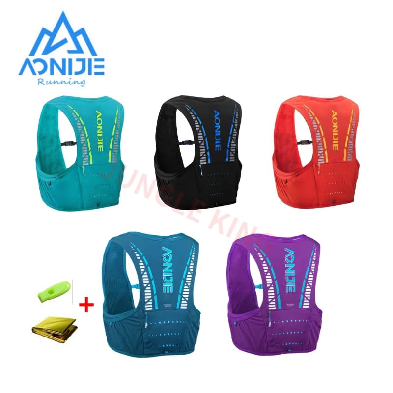 AONIJIE C933S 2022 New Air Sport Update Open 5L Backpack Hydrating Package Backpack Bag Vest Sling for Marathon Camping Race
