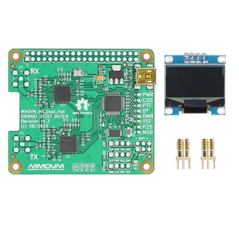 MMDVM Duplex Hotspot Board With OLED Screen Support DMR P25 D Star Mini Relay Module Support UHF VHF For Raspberry Pi Durable-EL