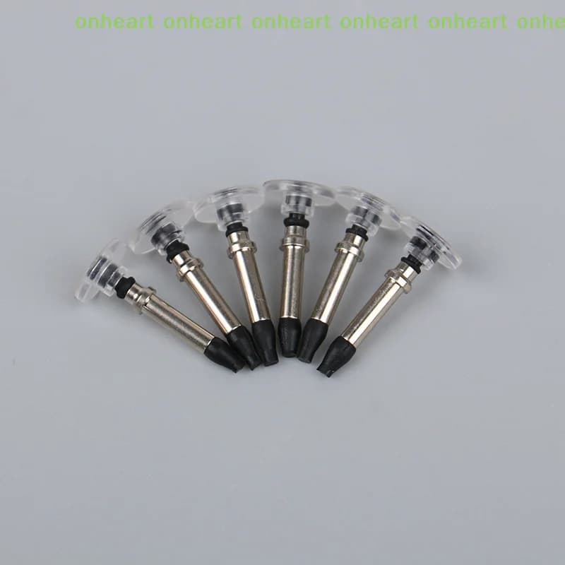 [C]For Touch Screen Tablet Phone 10PCS Universal Replacement Disc Tip Stylus Pen Tips Round Transparent Disc Tip