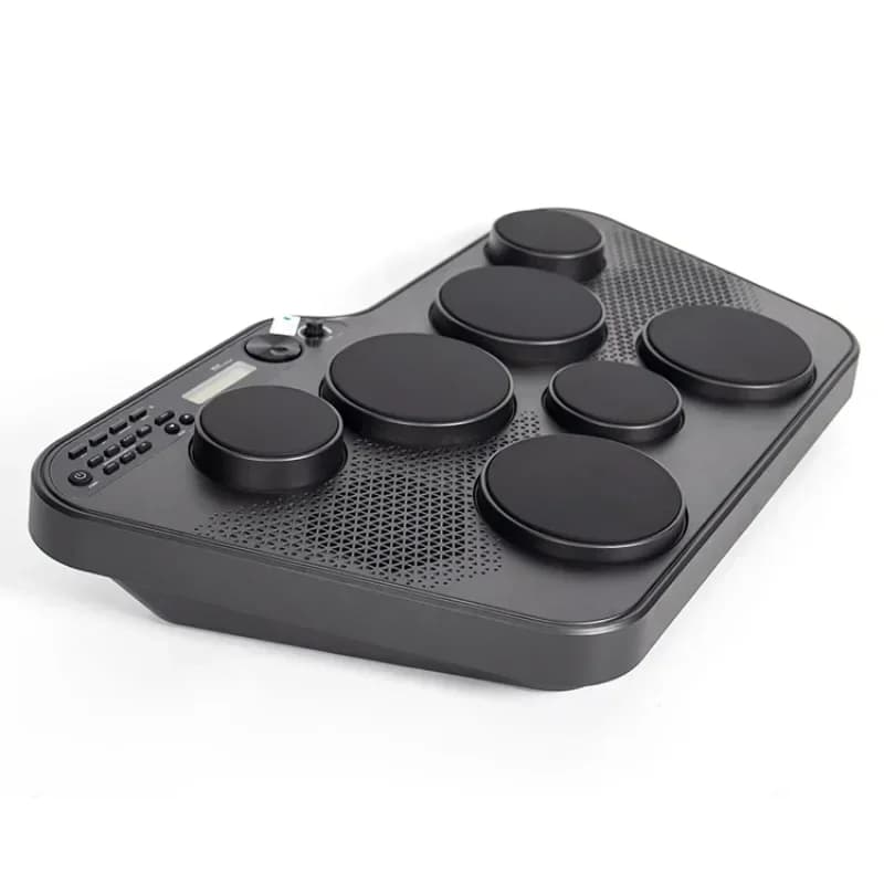 Articoli popolari e di tendenza: Strumento musicale a percussione, batteria elettronica portatile da tavolo a 7 pad.