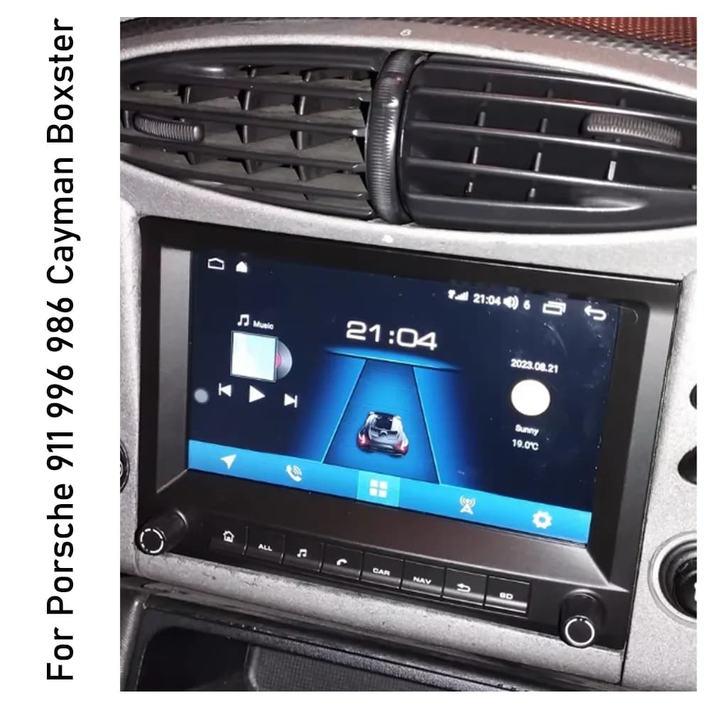 Andorid For Porsche 911 996 986 Carrera Boxster Multimedia Video Players Wireless CarPlay Navigation Bluetooth Screen Radio