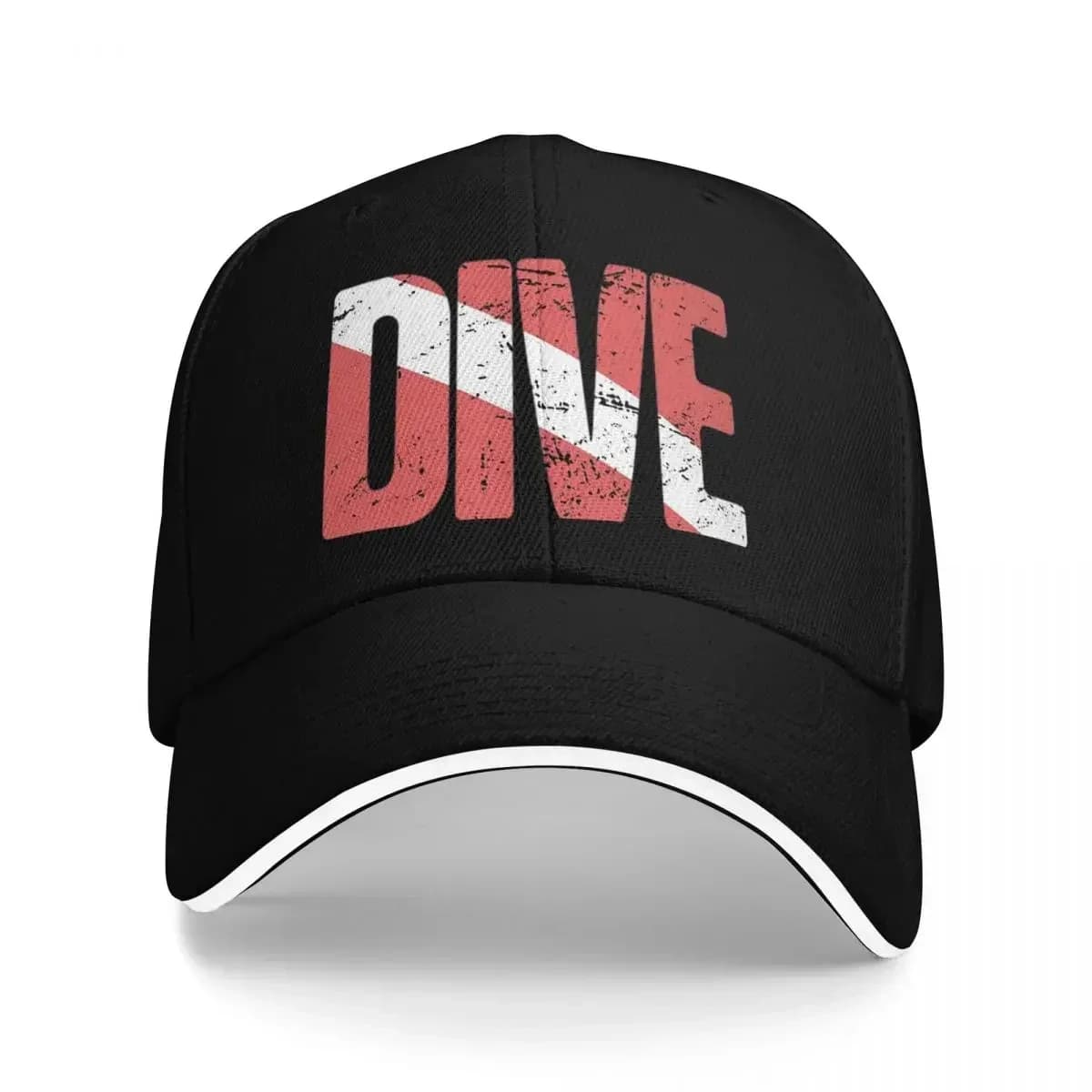 Scuba Dive Flag Bubble Cap Fashion Casual Baseball Caps Adjustable Hat Hip Hop Summer Unisex Baseball Hats Customizable