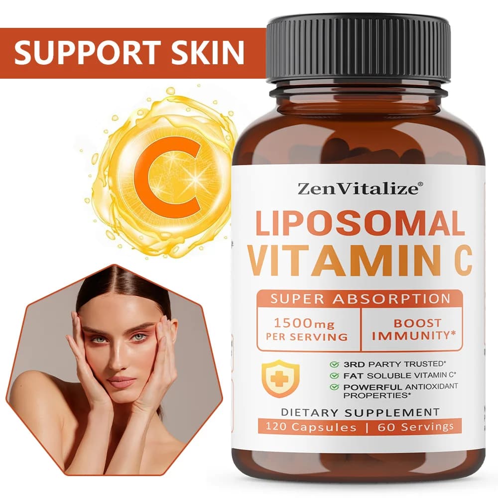 Capsule lipossomali di vitamina C: migliorano la pelle, promuove la produzione di collagene, supportano il sistema immunitario e la salute della pelle