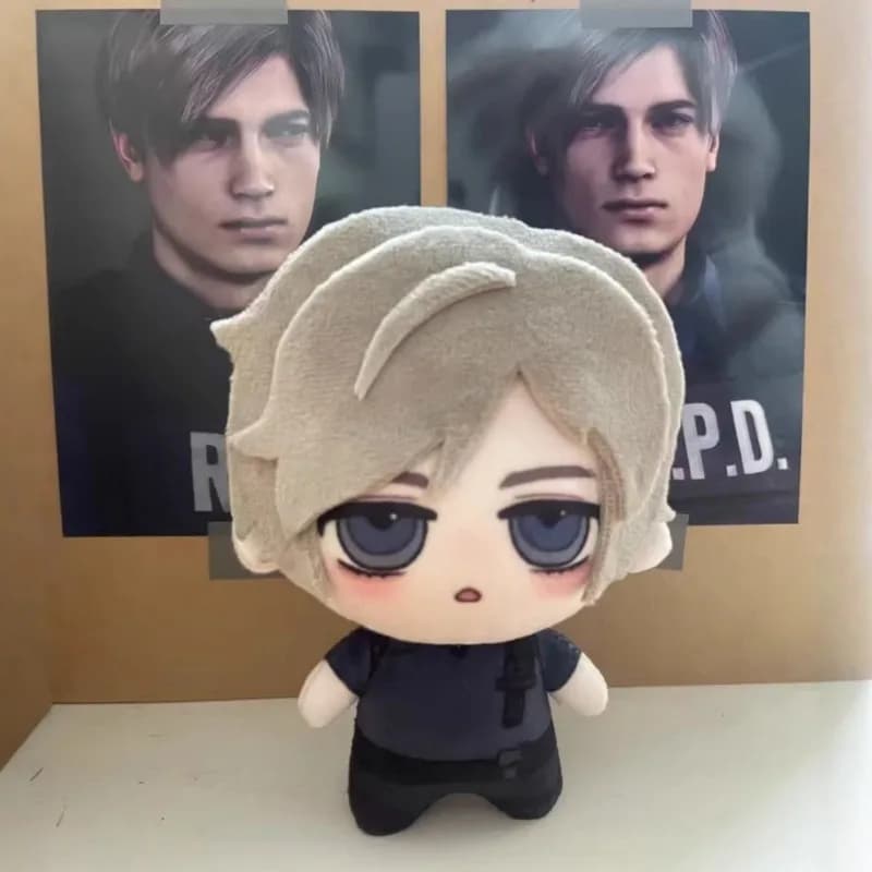 Bambola in cotone 2D di Resident Evil da 10 cm, modello Lyon, con stampa Ada Wang Nunu, piccola bambola pendente