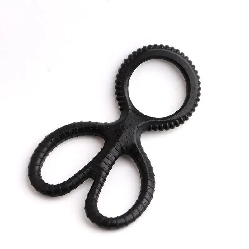 Anello per pene in silicone SM da 1 pezzo, per ritardare l'eiaculazione, riutilizzabile, per l'ingrandimento del pene, sex toy per uomo.
