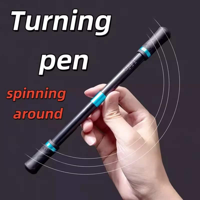 Penna Girevole Creativa, Fidget Spinner, Giocattoli Rotanti Antistress per Adulti, Spinner Antiscivolo per Bambini, Regali di Natale