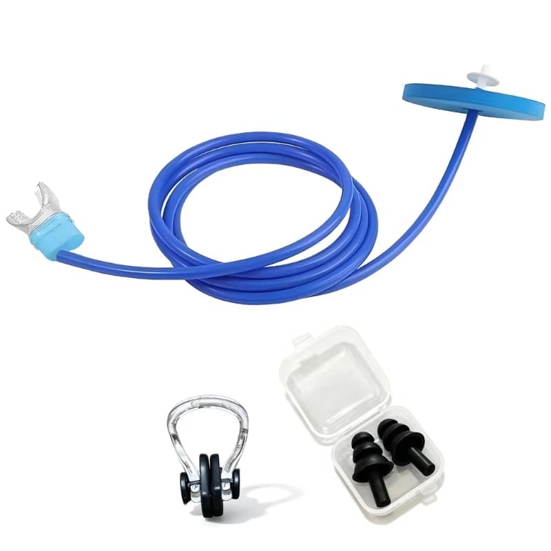 Adult Dry Snorkels Breathing Tube for Swim Training and Surfaces Snorkeling, Full Dry Design, Silicone Build for Water Play 69HD