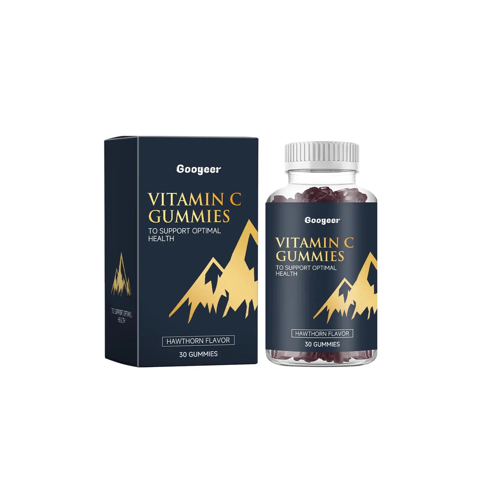 Vitamin C gumellas for immune support Delicious energy booster with natural hawthorn and pectin Daily nutritional supplement for adults