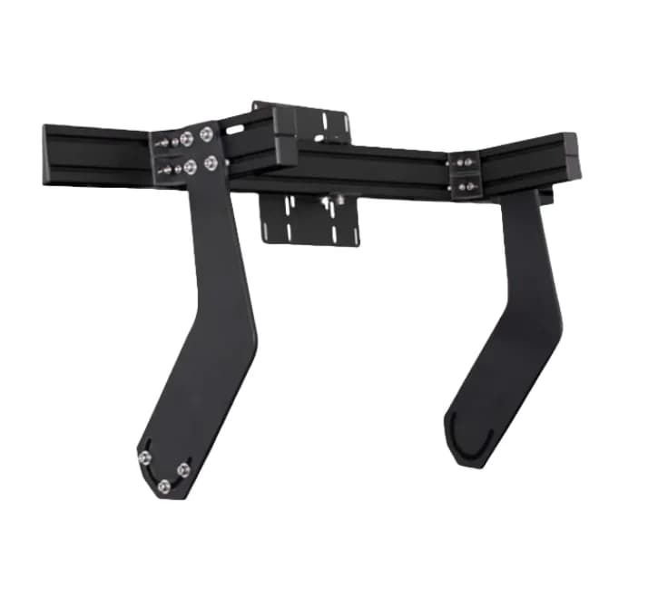 Custom Single Screen Monitor TV Mount for Sim Racing Cockpit 32 Inch Monitor Arm TV Stand Floor Support for Racing Simulator Rig