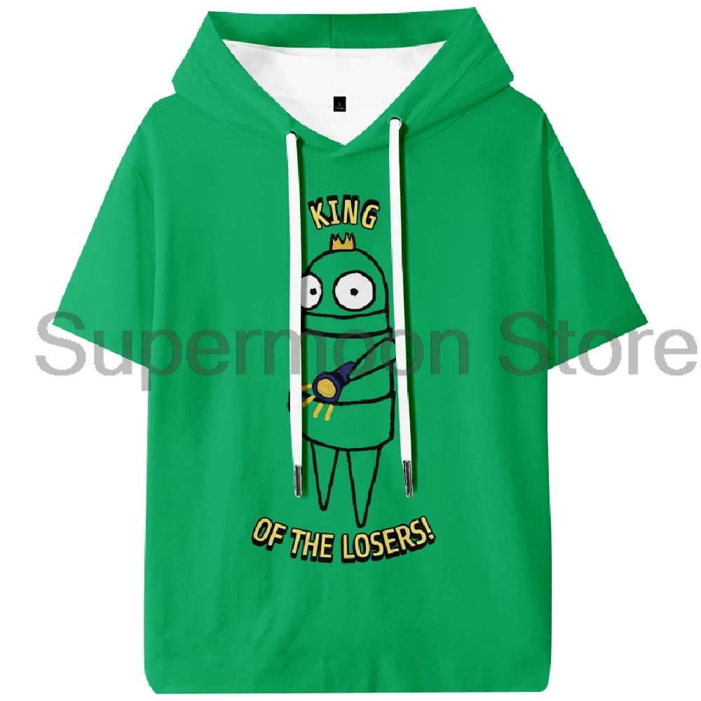 REPO King of Losers REPA Robot Game 2025 T-shirt with hood Short Sleeved T-shirt Women's Outdoor Streetwear Top