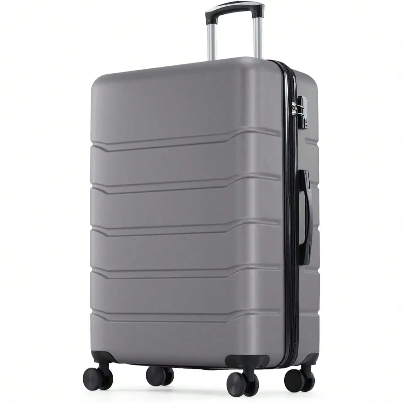 20/24/28 Inch Carry On Hardside Luggage, Lightweight ABS Expandable Suitcase With Spinner Wheels & TSA Lock For Business Travel