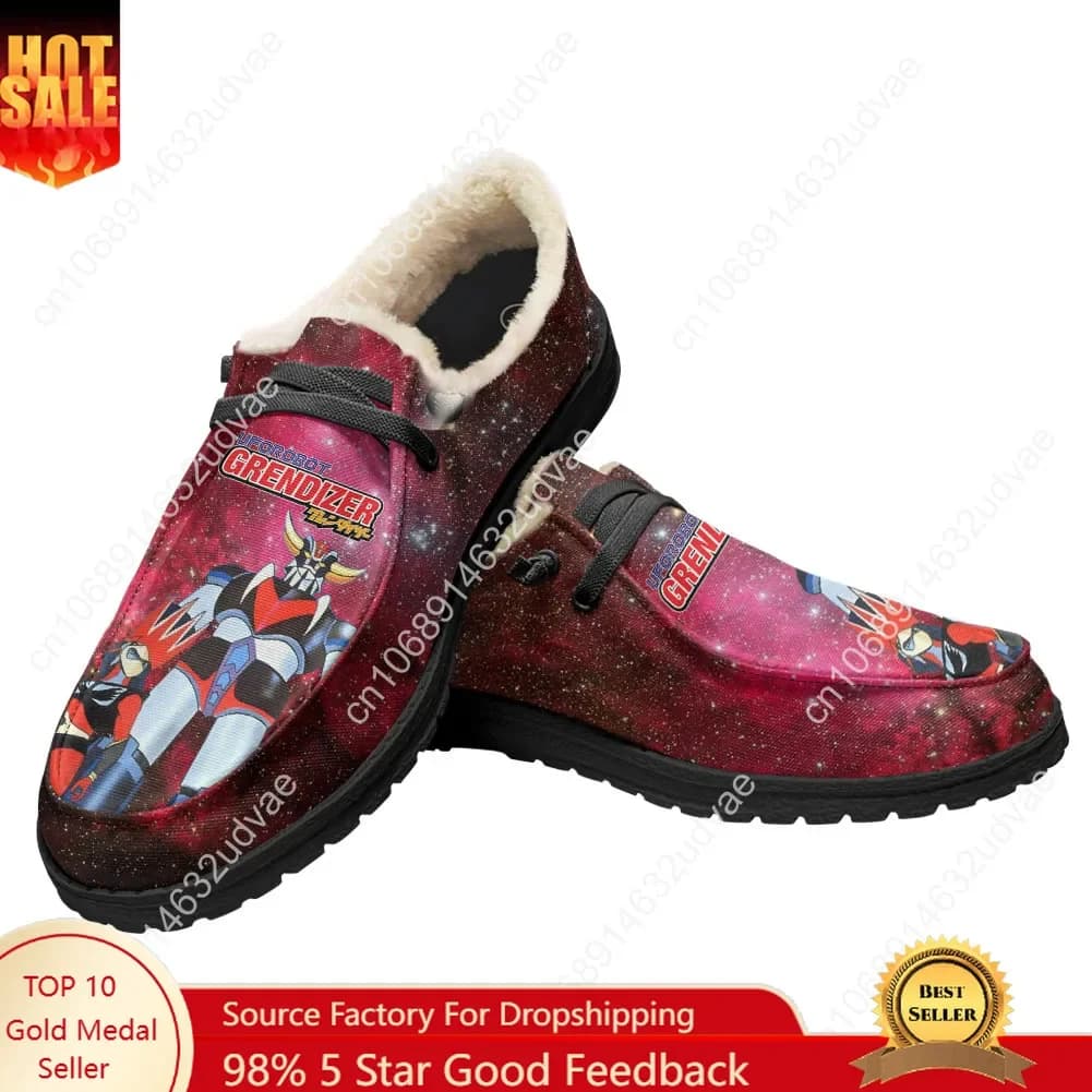 UFO Robot Grendizer Casual Shoes Flat Shoes Men Women Women Casual Shoes Breathable Outdoor Shoes Light Shoes Customized Shoes