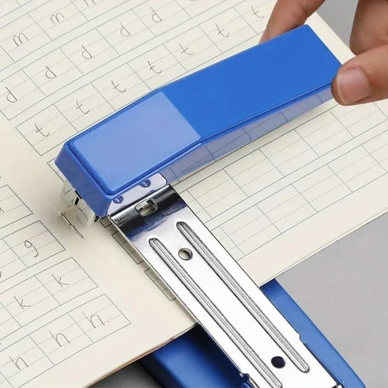 Cucitrice Scolastica Rotante a 360 Gradi, Cucitrice Resistente per Lavori Pesanti, Cucitrice Lunga Senza Sforzo, Forniture per Rilegatura Ufficio