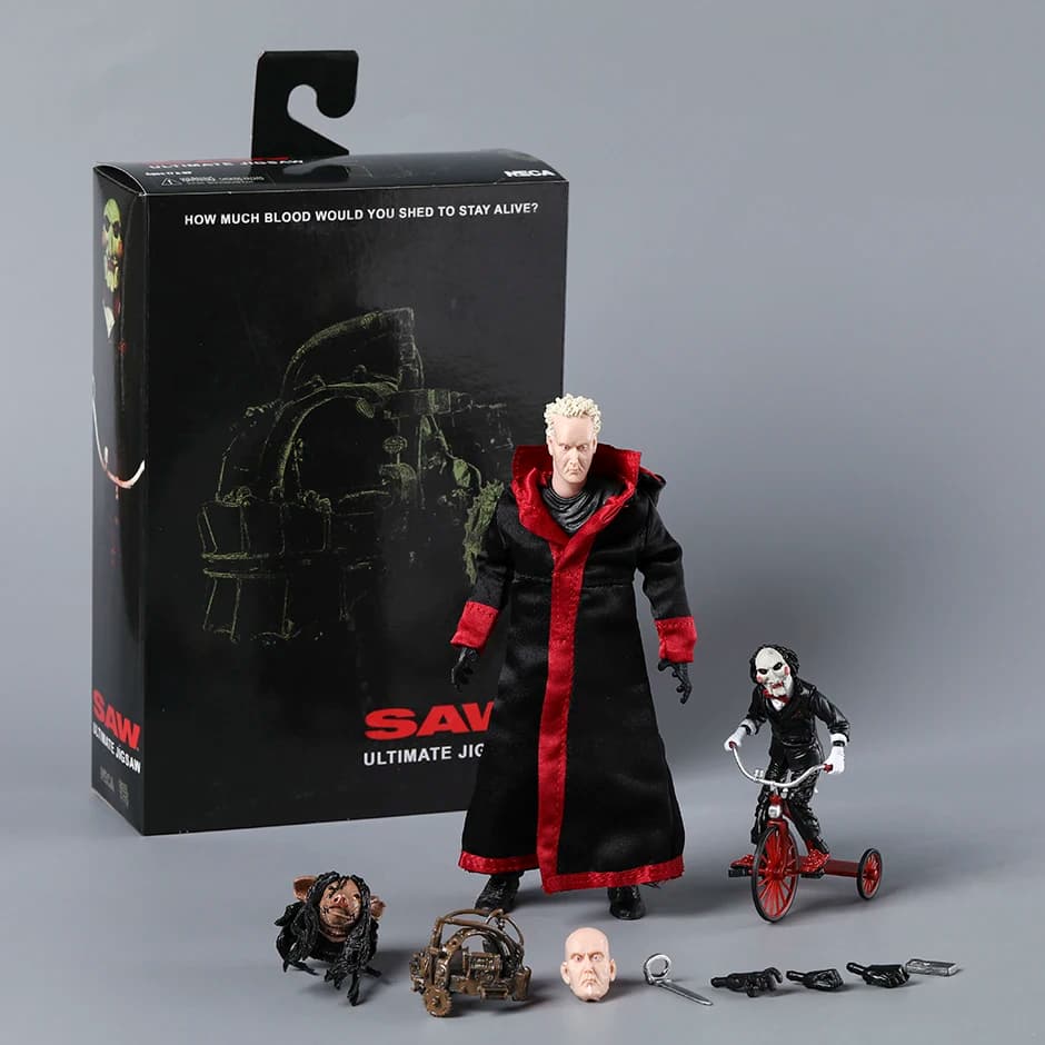 NECA Ultimate Jigsaw Killer Collezione di action figure in scala da 7 pollici Bambola giocattolo horror