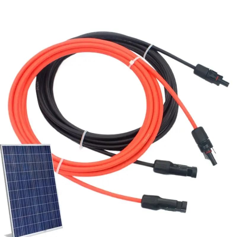 Cavo per pannello solare 1M Cavi per pannello solare Cavo protettivo resistente ai raggi UV 1M per barche Sistemi fotovoltaici domestici per auto Uso esterno