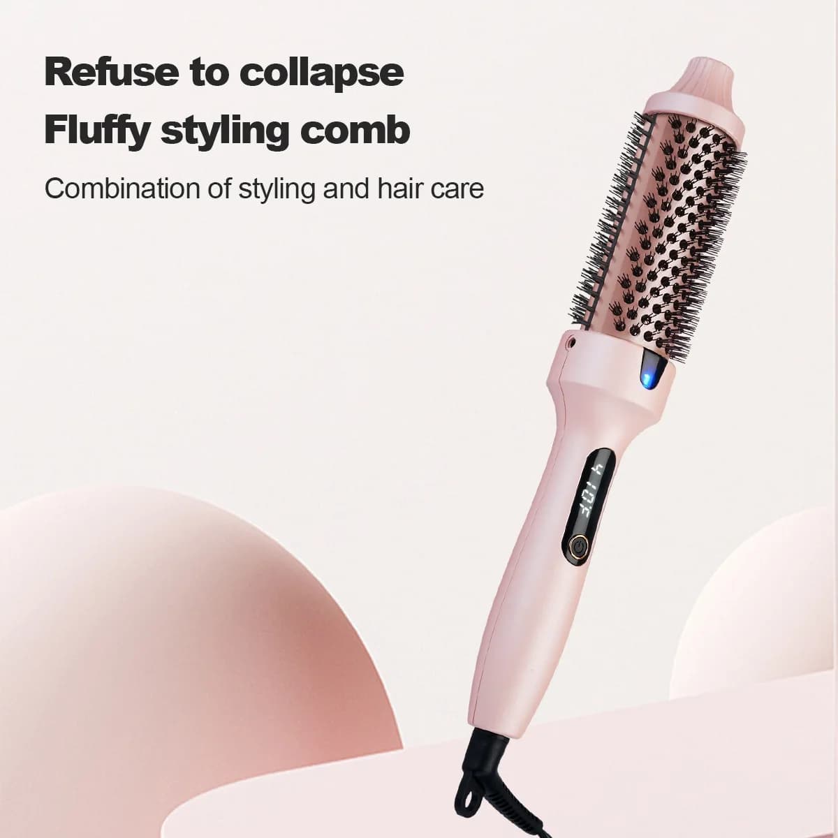 Professional Ceramic Hair Sprinkler with LCD Display, Air Styler Negative Ions for Great Waves and Straight Hair