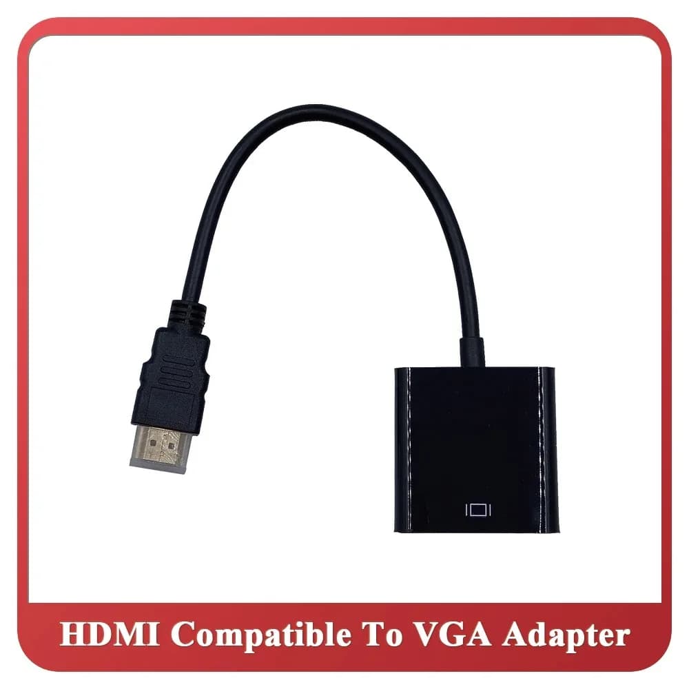 Mini Display Port Adattatore convertitore da HDMI a VGA per MacBook Xbox360 DVD PC Proiettore TV HD 1080P