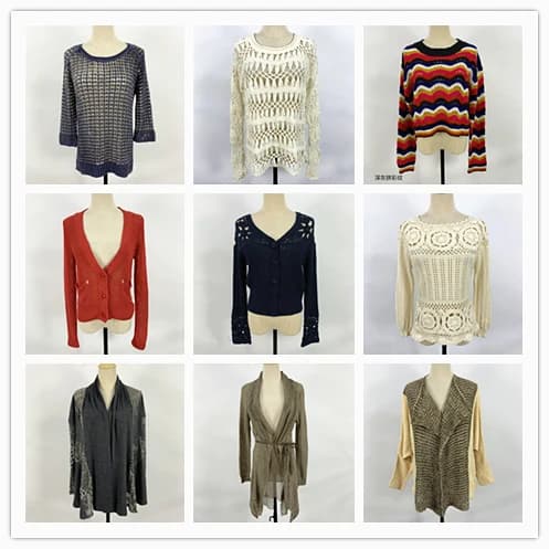 Women's Knit sweater Versatile Summer style with Retro Handicraft Network Processing, with Crochet Flowers, All T05