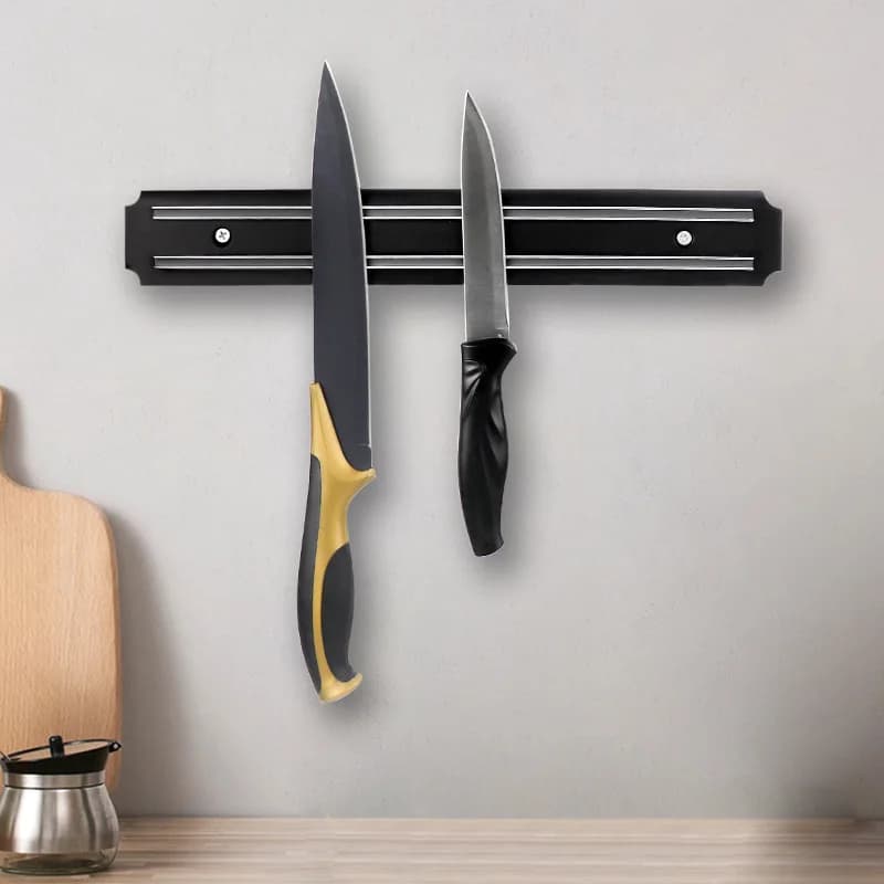 Forte portacoltelli a strisce magnetiche Portacoltelli magnetico per uso domestico ferromagnetico Portacoltelli magnetico Portacoltelli da cucina