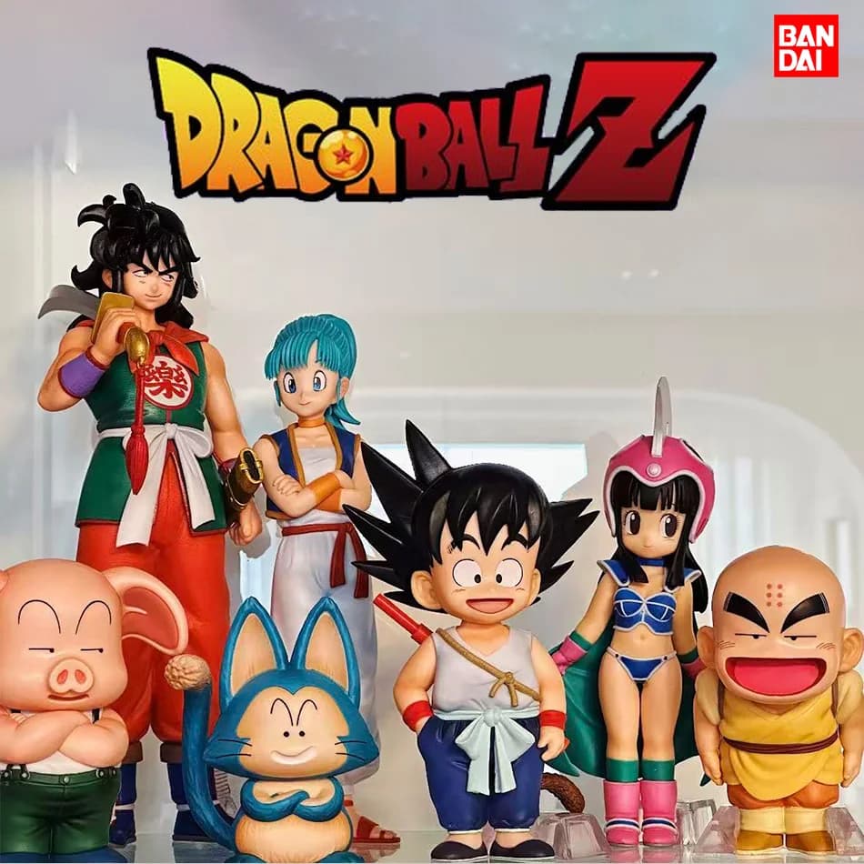 Set di 6 Action Figure Dragon Ball Z Serie Nuvole Colorate, Statuette in PVC di Goku Kawaii, Collezione di Giocattoli per Adulti e Bambini