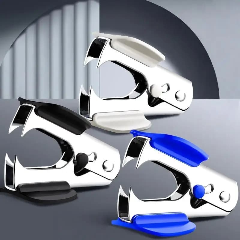 2Pcs Nail Out Extractor Puller Binding Supplies Stapler Removal Machine With Safe Lock Labor Saving Staple Remover