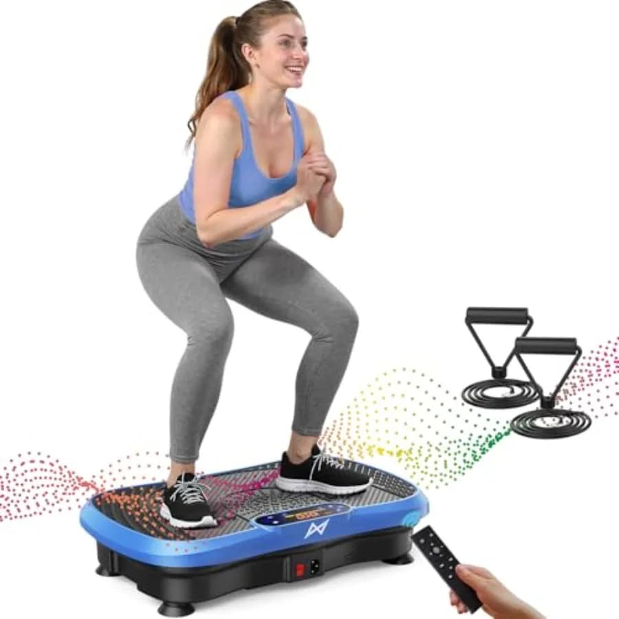 Piattaforma Vibrante per Fitness, Macchina per Esercizi, Vibratore per Tutto il Corpo, Tavola Vibrante per Allenamento Sportivo