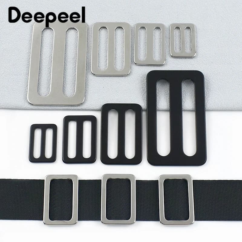 2/4/10 Pz 20-38mm Fibbie In Metallo Zaino Strap Tri-Glide Cursore Chiusura Tessitura Cintura Fibbia Regolabile Hardware Borse accessori