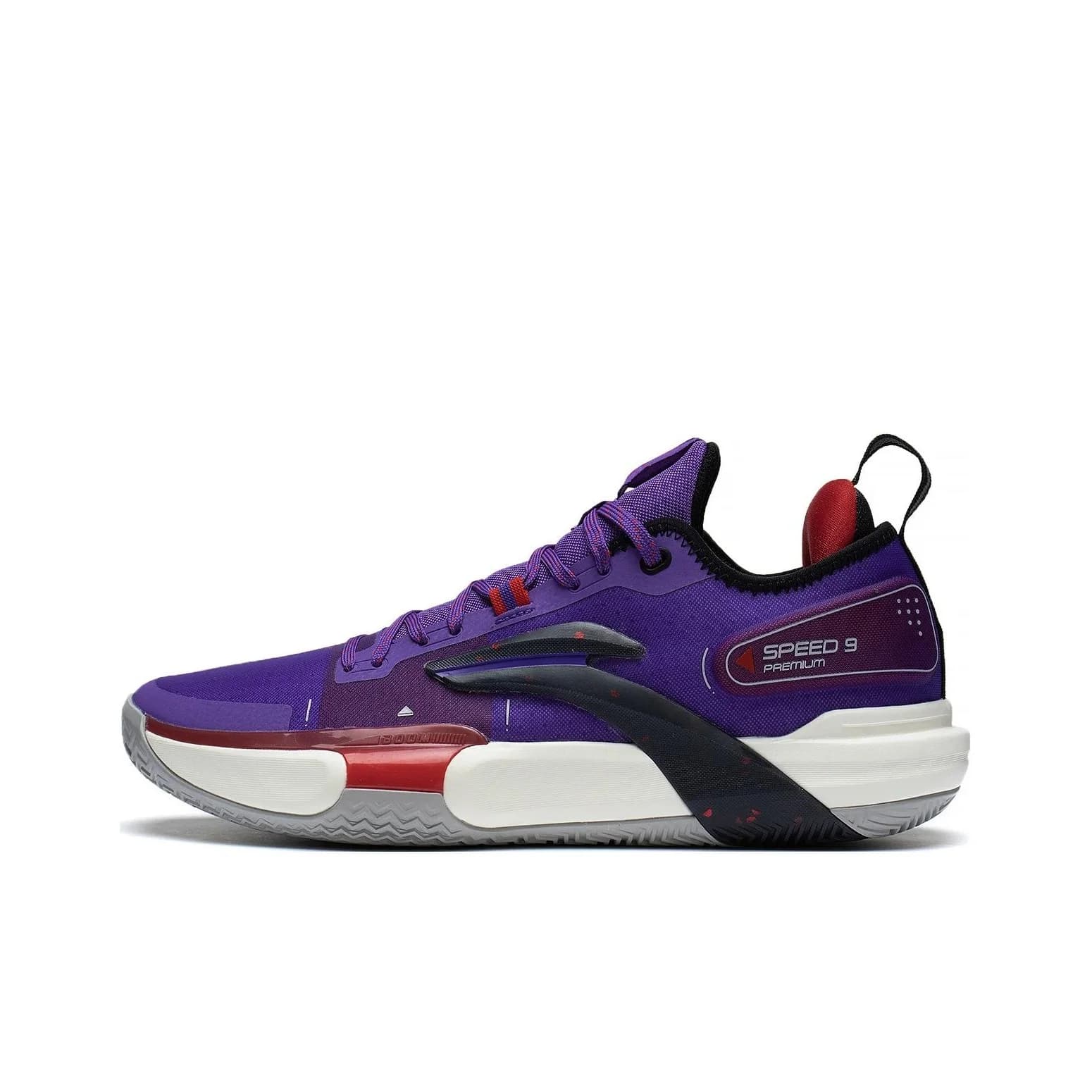 Li Ning Flash Strike 9 Premium Cushioning Slip Resistant Abrasion Resistant Coverage Support Low top Basketball Shoes ABAS071-3