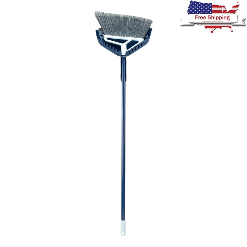 Scopa Power Core con paletta Raschietto integrato Labbro in gomma Manico lungo Pulizia efficace Setole durevoli Depilazione animali domestici