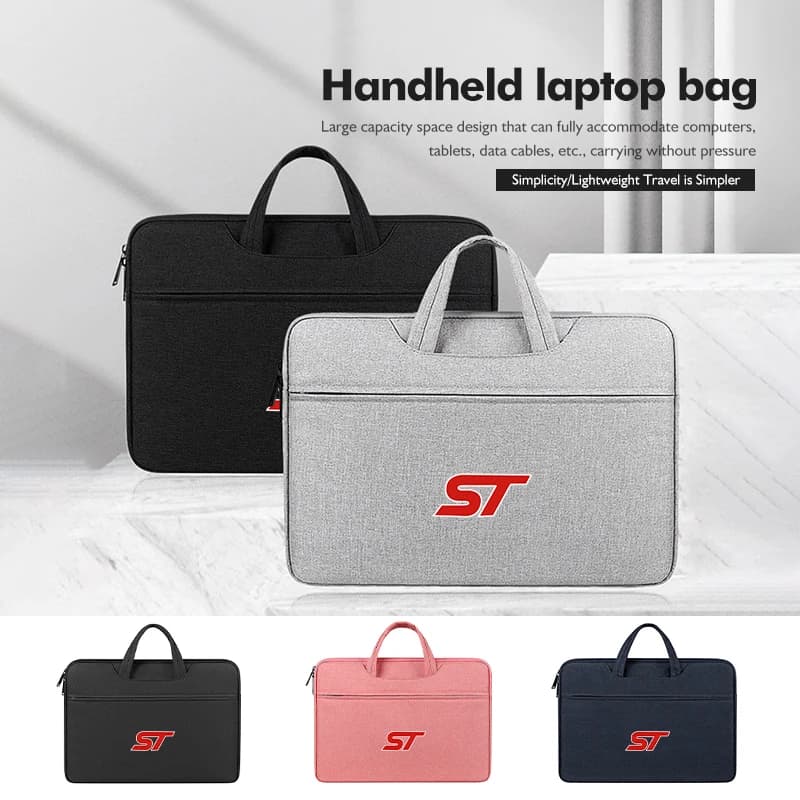 Car Computer Shockproof Case Handbag Laptop Sleeve Bag For Ford S-MAX Kuga Mondeo Fusion KA Everest Escape ST Racing