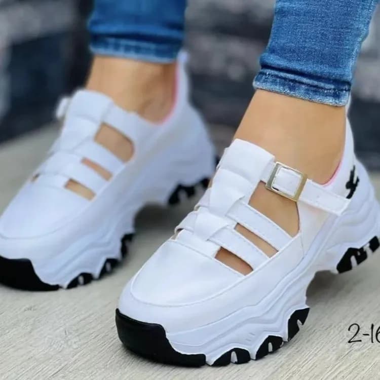 Nuove scarpe sportive da donna con la suola spessa Scarpe basse slip-on comode e casual alla moda Scarpe vulcanizzate rinforzanti da donna