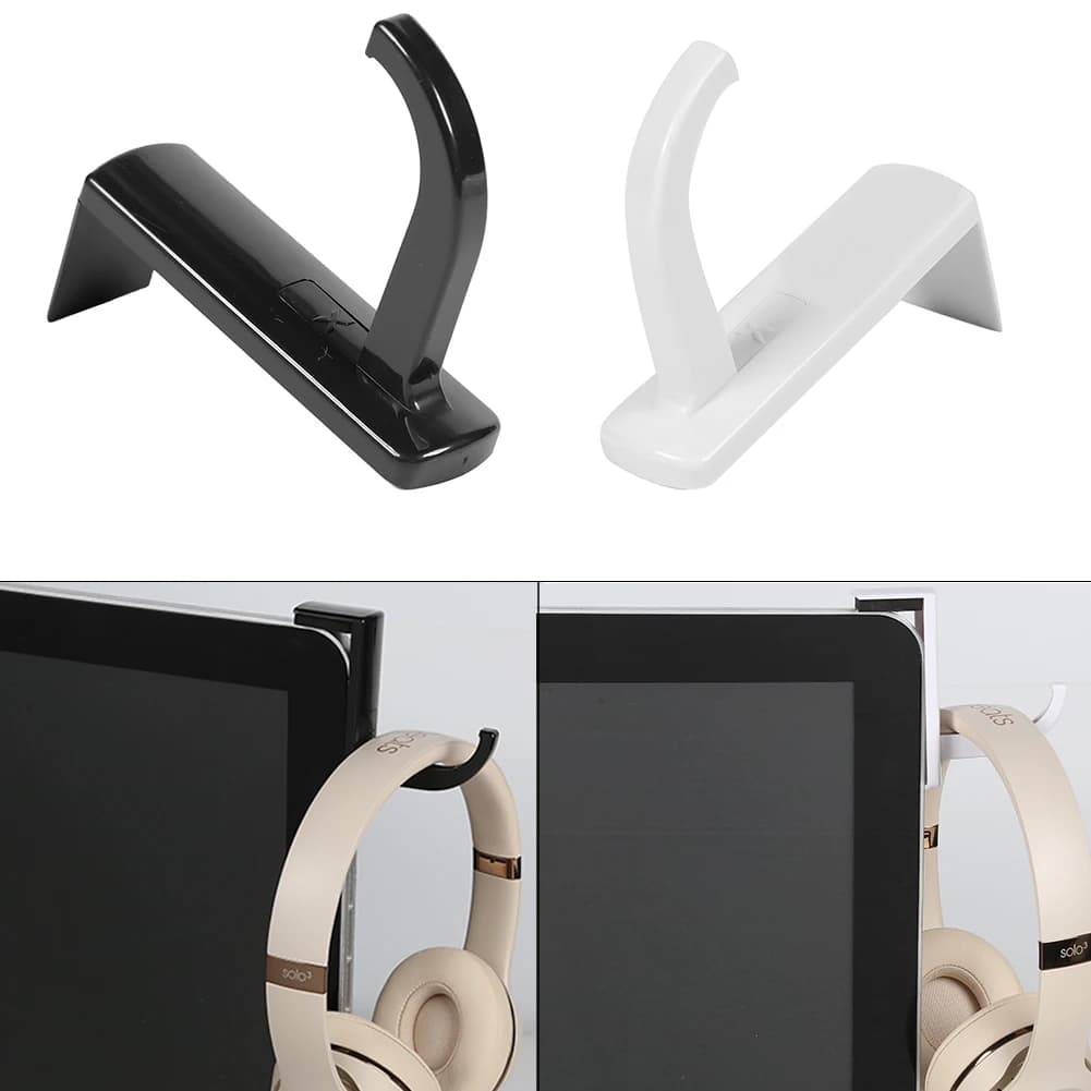 Supporto per auricolari da monitor PC, supporto universale per cuffie da gaming, supporto adesivo per cuffie, accessori per cuffie