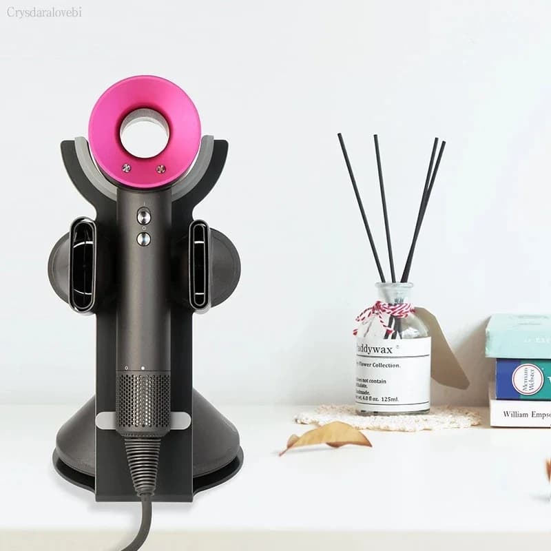 Dyson Hair Dryer Support Portable bracket with super magnetic nozzle holder for bathroom hair dryer
