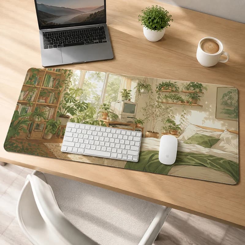 Mouse Pad Gaming Sunlit Coral Reef Ocean printon demand Large Computer New Mousepad XXL Mouse Mat Non-Slip Office Accessories