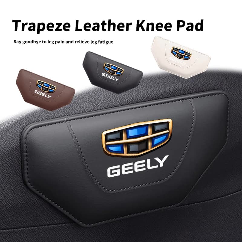 Car Armrest Elbow Pad Leather Auto Door Leg Knee Cushions For Geely Atlas SUV Boyue Borui Coolray Emgrand NL3 EX7 X7
