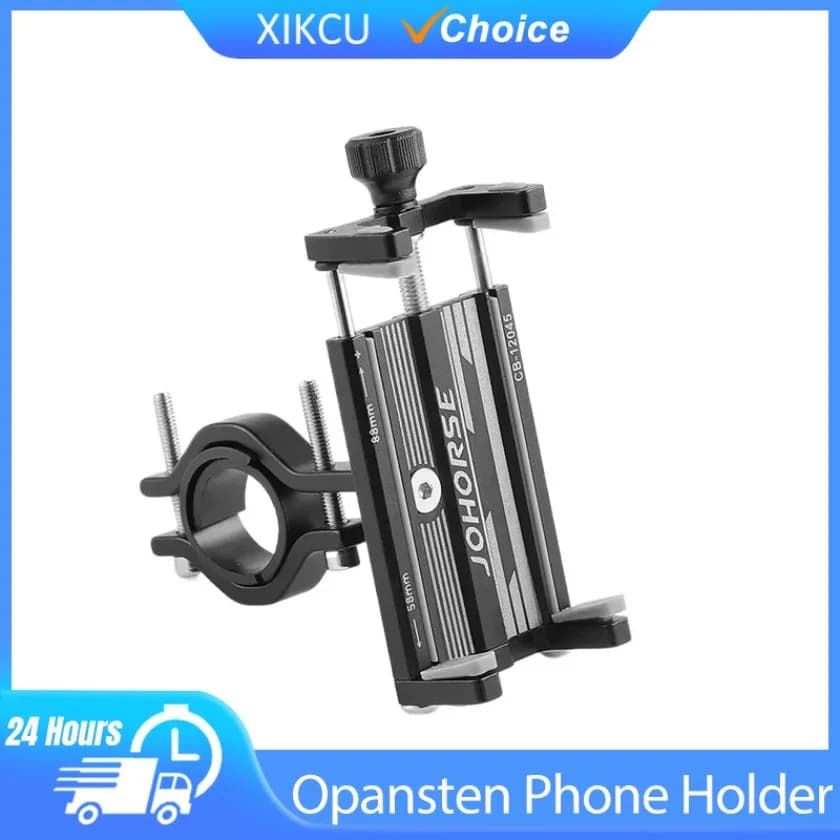 Support for phone Opansten Motorcycle Electric Bicycle Smartphone Aluminum Alloy Bracket CNC Phone Holder for four claws bike