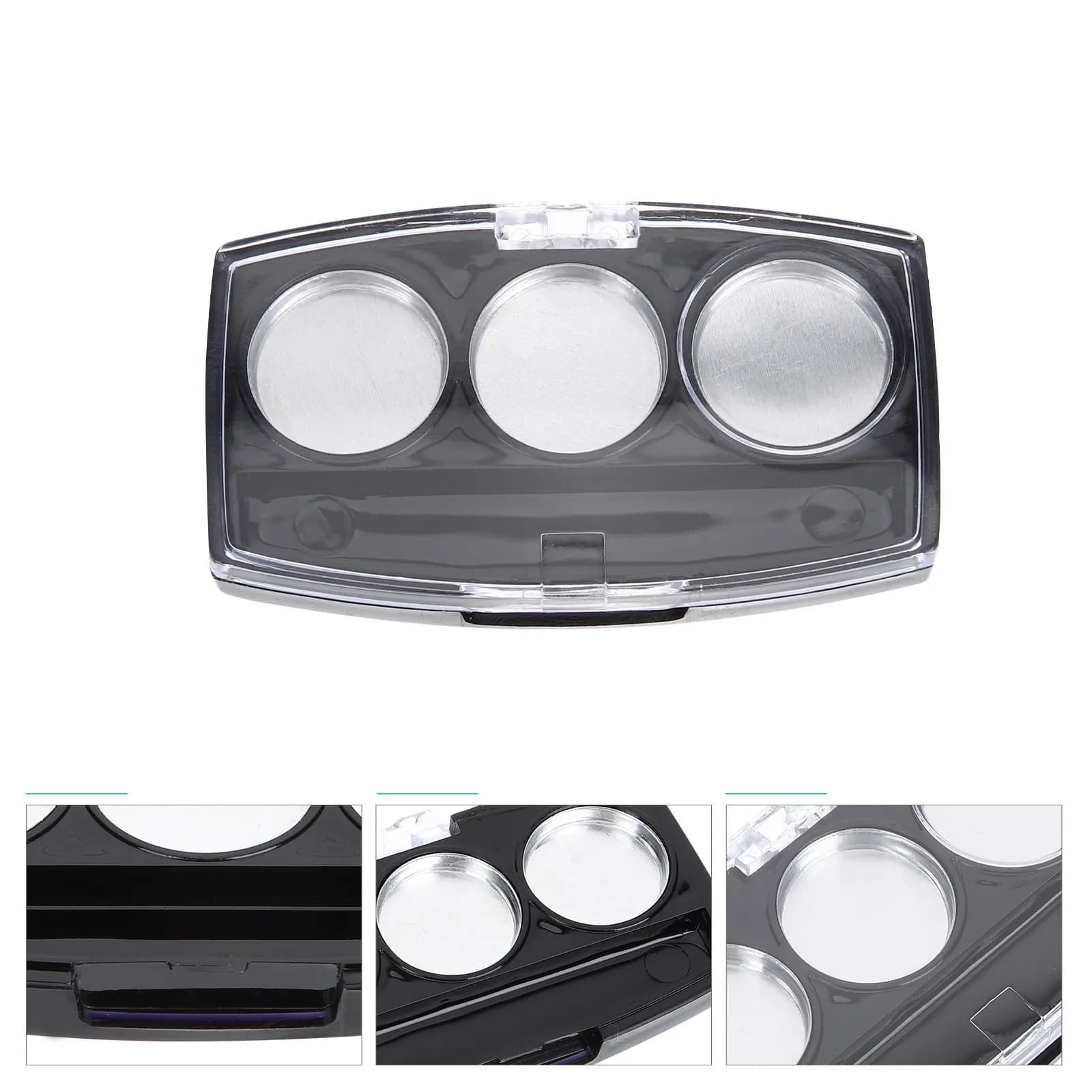 10 pcs Vacuum Containers for Aluminium Umbrella, Fai-da-te trays for Pigments, Porta Fard, Contenitore per Rossetto, Palette Trucco Anti-loss