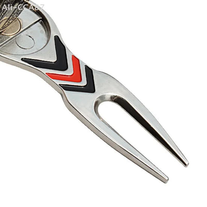 Strumento di Riparazione Golf FEIMA, Marcatore Magnetico in Lega per Palline con Gancio per Cintura, Accessori Standard per Golf