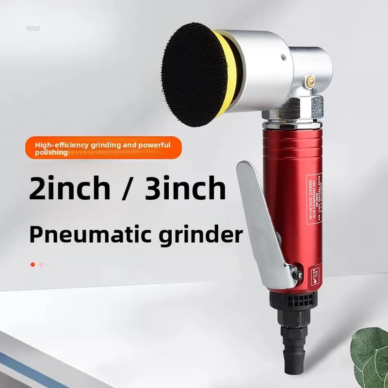 Lucidatrice pneumatica Lianxi Precision da 2 pollici e 3 pollici, levigatrice, macchina per carta vetrata, rettificatrice, ceratrice per auto, modello eccentrico