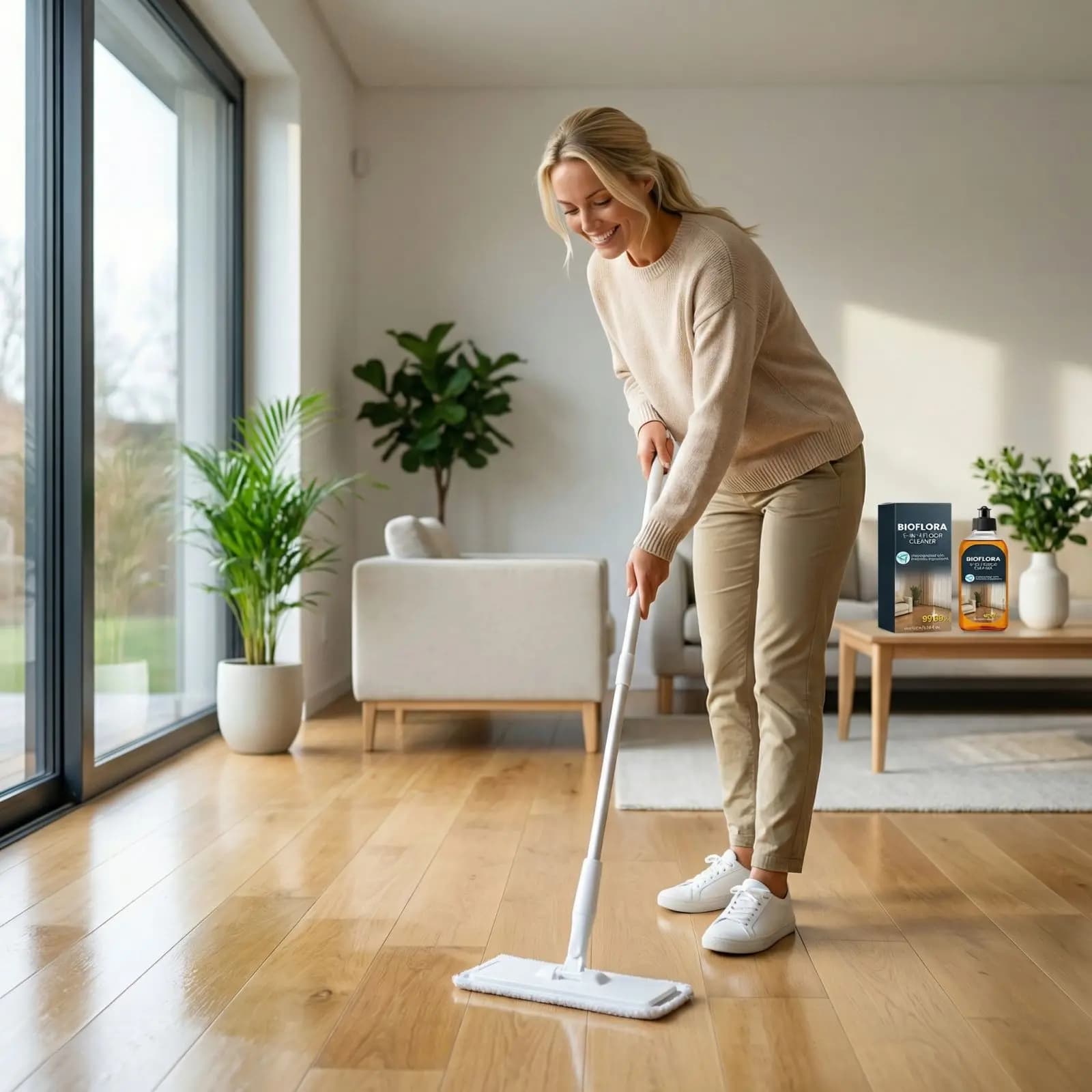Detergente per Pavimenti Efficiente da 100ml, Prodotto per la Pulizia di Casa, Cucina e Bagno, Prodotti per la Manutenzione dei Pavimenti