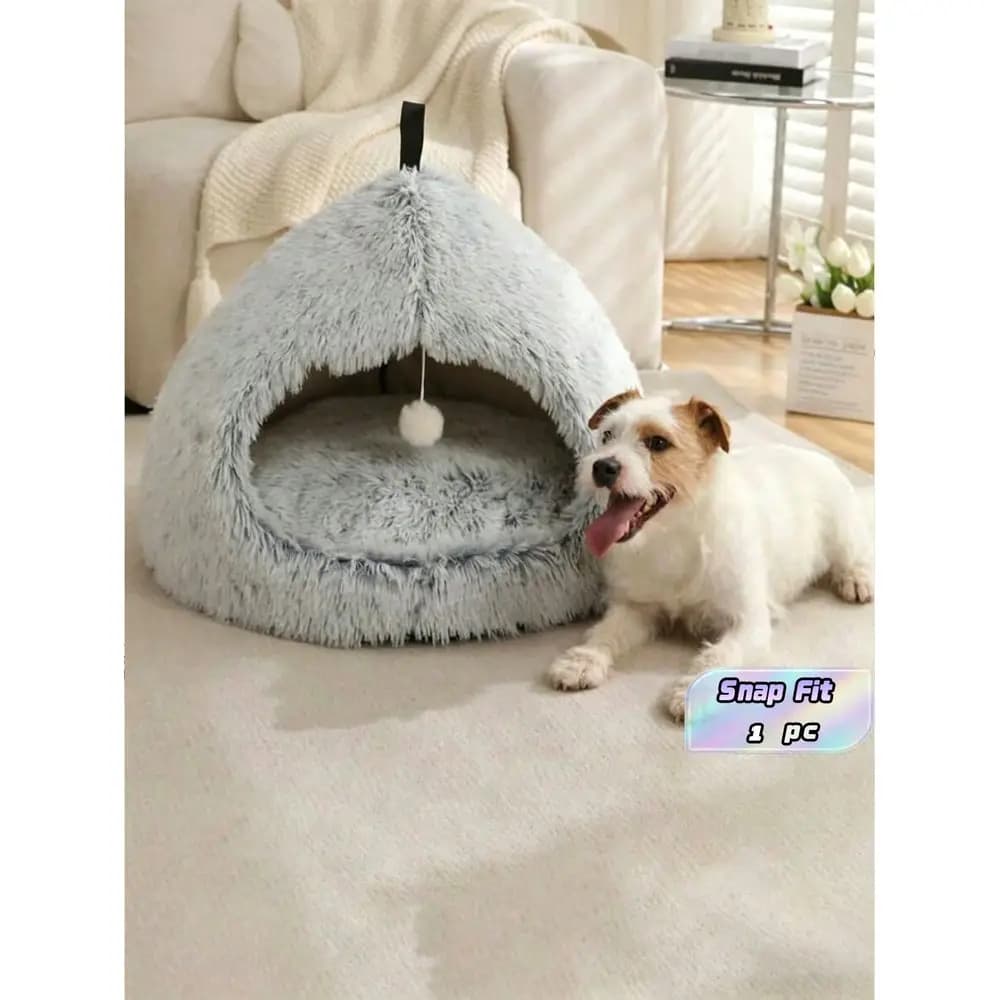 Cat House Suitable For Indoor Use In Autumn And Winter, With Plush Insulation, Dog Beds, Dog Mats, Soft And Comfortable Pet Bed
