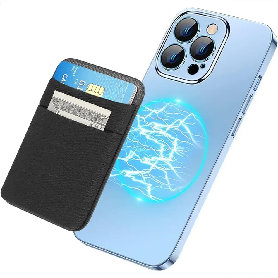 Porta carte Magsafe Portafogli Borsa per iPhone 16 Porta carte di credito magnetico Porta soldi Uomo Donna Adesivo per carte anti-goccia Samsung